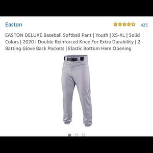 NWT Youth Ball Pants